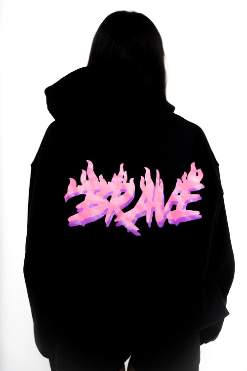 Pink Flame Hoodie