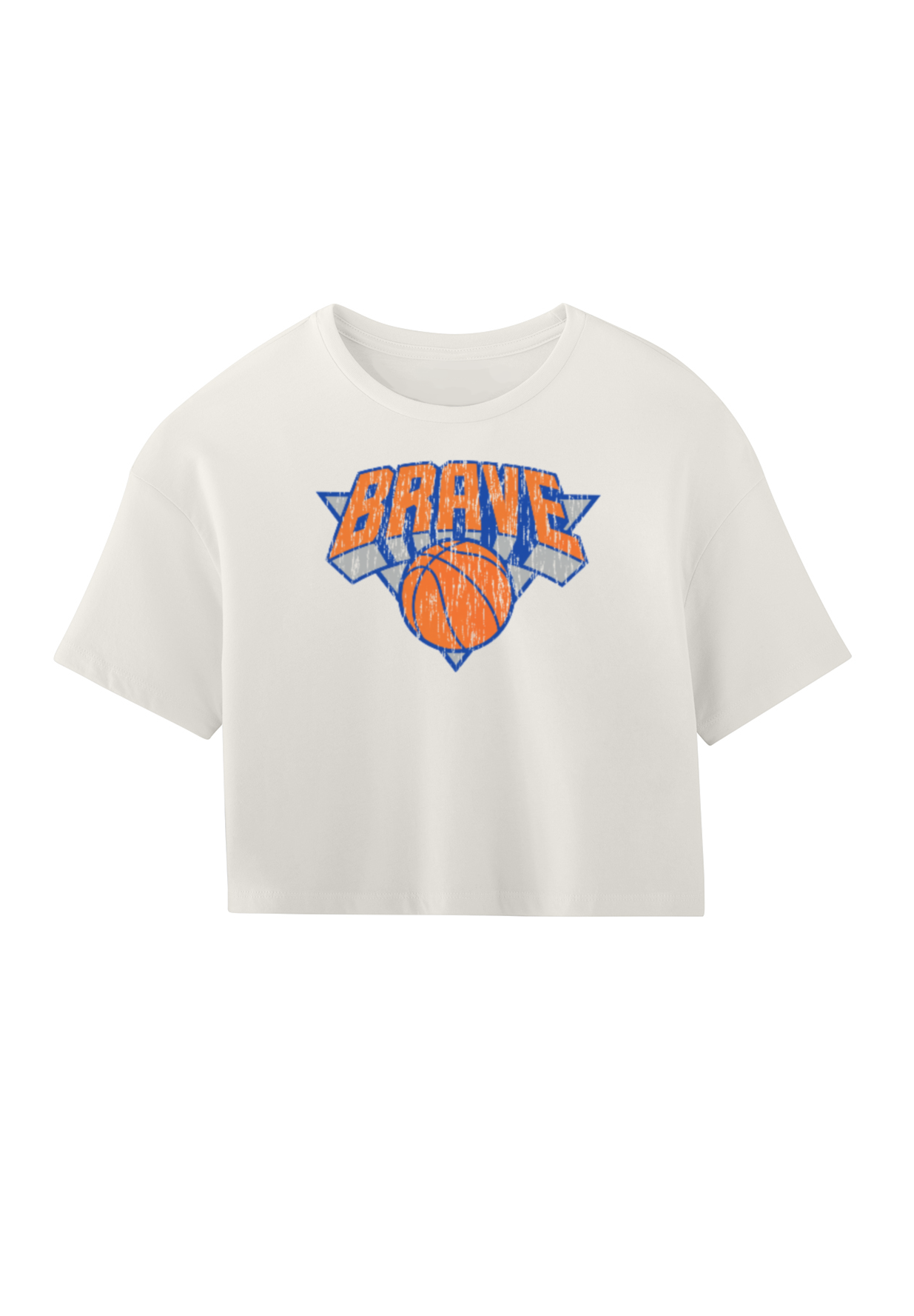 Women’s Brave Knicks Cropped Tee